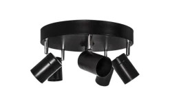 Hall & Trappa|Runda Takspotlights < By Rydens Correct Takspotlight 30cm 5L Svart