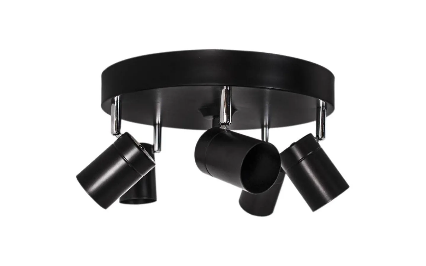 Hall & Trappa|Runda Takspotlights < By Rydens Correct Takspotlight 30cm 5L Svart