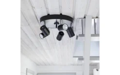 Hall & Trappa|Runda Takspotlights < By Rydens Correct Takspotlight 30cm 5L Svart