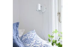 Sovrum|Läslampor < By Rydens Correct Vägglampa Vit