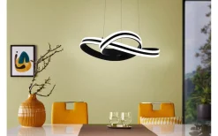 Stora Taklampor Ø50-69 Cm < Eglo Corredera Taklampa 50cm LED 3000K 2x18W Svart
