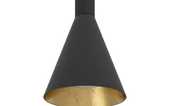 Fönsterlampor-Eglo Cortaderas Fönsterlampa 9,5cm GU10 LED 3000K 5W Svart/Guld