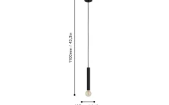 Fönsterlampor < Eglo Cortenova Fönsterlampa 10,5cm Svart