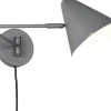 Läslampor-Trio Lighting Cosima Vägglampa E14 antracit
