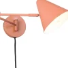 Läslampor-Trio Lighting Cosima Vägglampa E14 aprikos