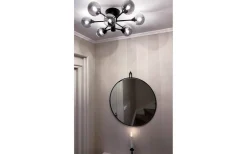 Hall & Trappa|Sovrum < Aneta Cosmos Plafond 53cm Svart/Rök