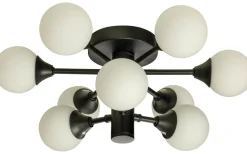 Plafonder < Aneta Cosmos Plafond 46cm Svart/Vit IP44