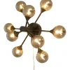 Vardagsrum|Lampetter-Aneta Cosmos Plafond/Vägglampa 53cm Svart/Rök