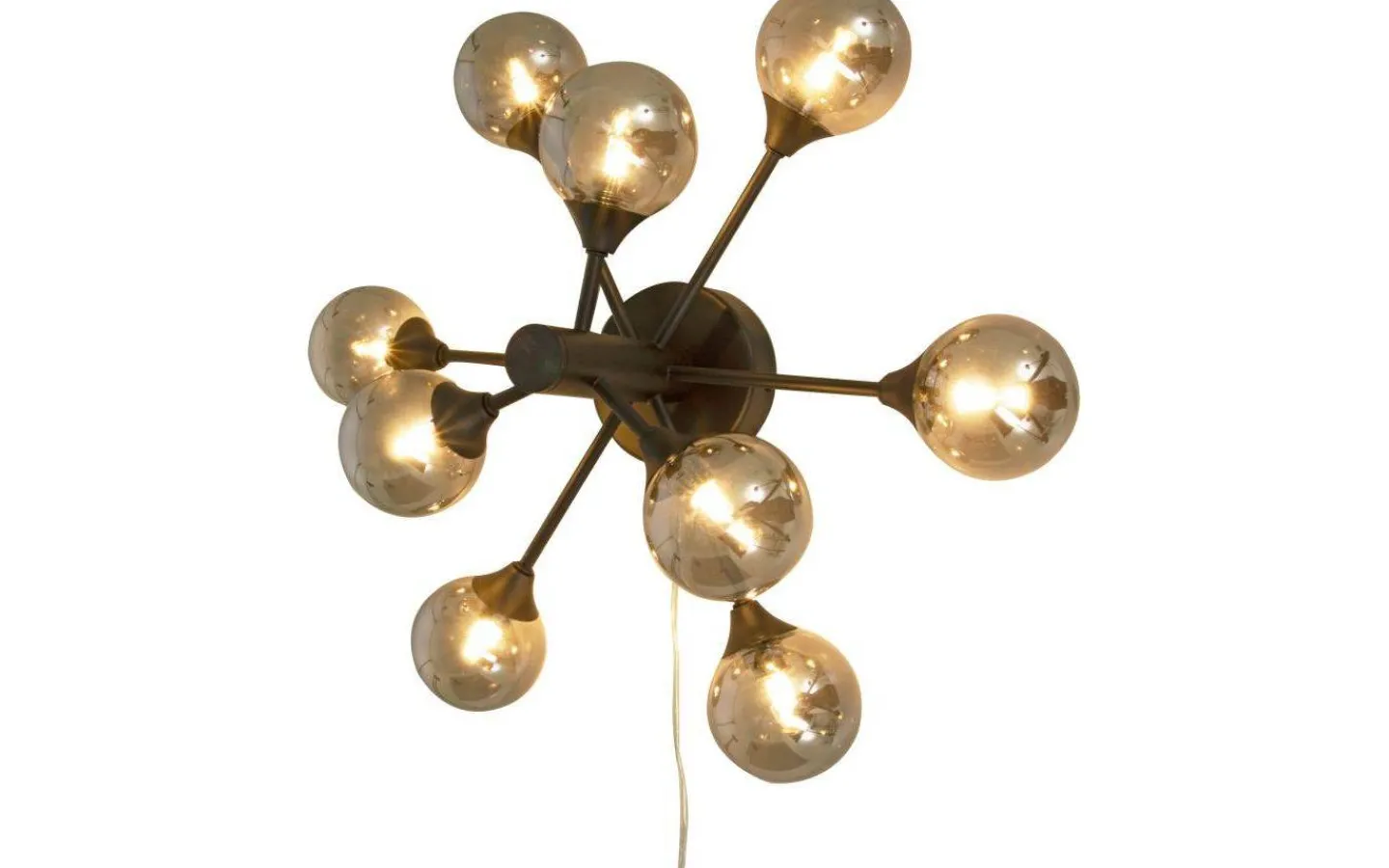 Vardagsrum|Lampetter-Aneta Cosmos Plafond/Vägglampa 53cm Svart/Rök