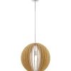 Stora Taklampor Ø50-69 Cm < Eglo Cossano Taklampa 50cm Lönn