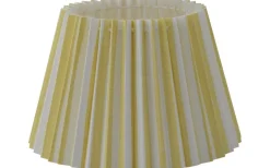 Plisserade Lampskärmar-Hallbergs Costa Nova Plisserad Lampskärm Ø18cm Gul