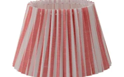 Plisserade Lampskärmar-Hallbergs Costa Nova Plisserad Lampskärm Ø33cm Röd