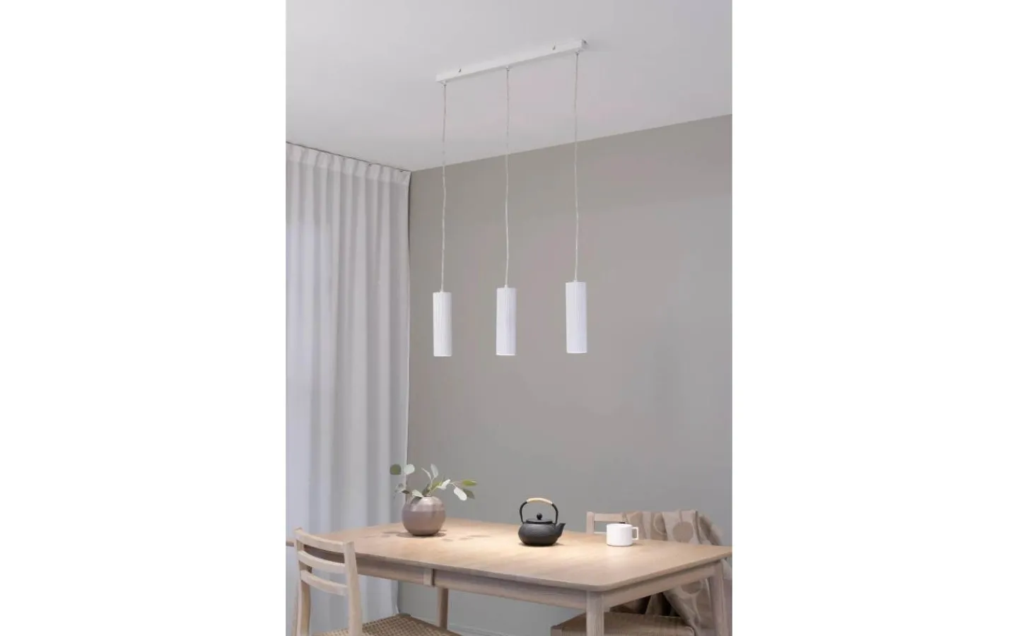 Avlånga Taklampor-Markslojd Costilla Taklampa 68cm Vit