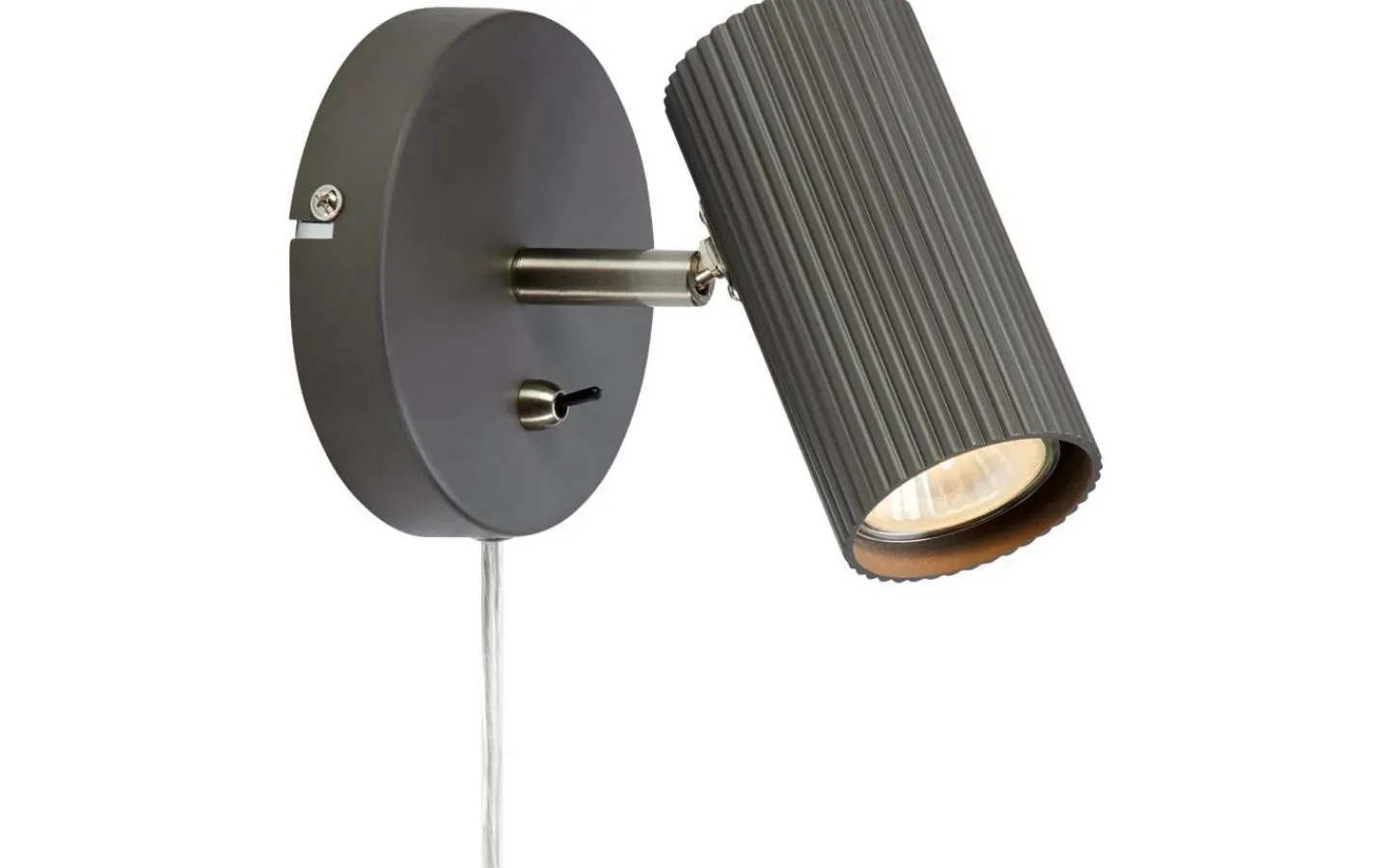 Läslampor < Markslojd Costilla Vägglampa Mörkgrå