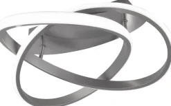 Plafonder-Reality Course Plafond LED i borstat stål 4000K