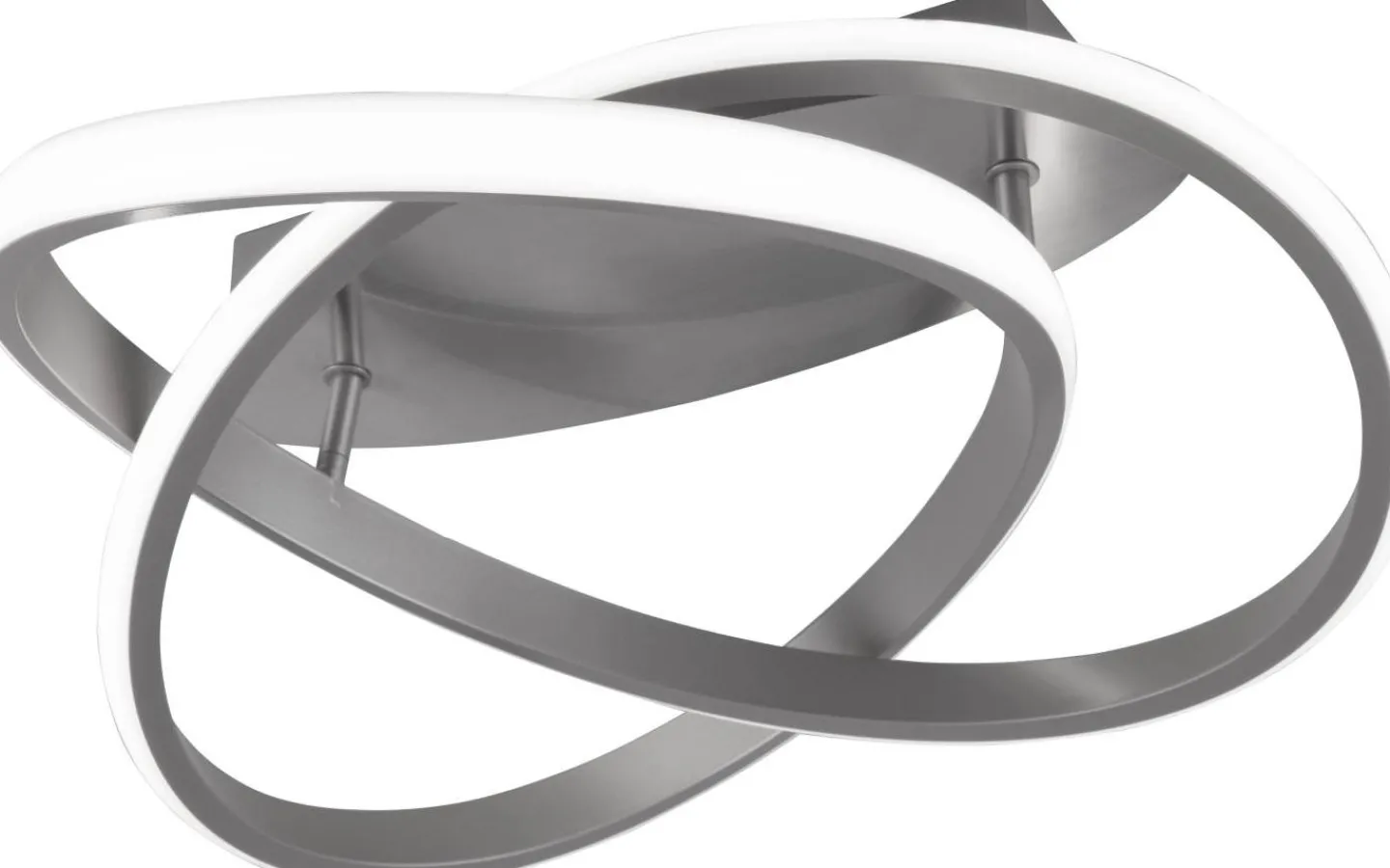 Plafonder-Reality Course Plafond LED i borstat stål 4000K