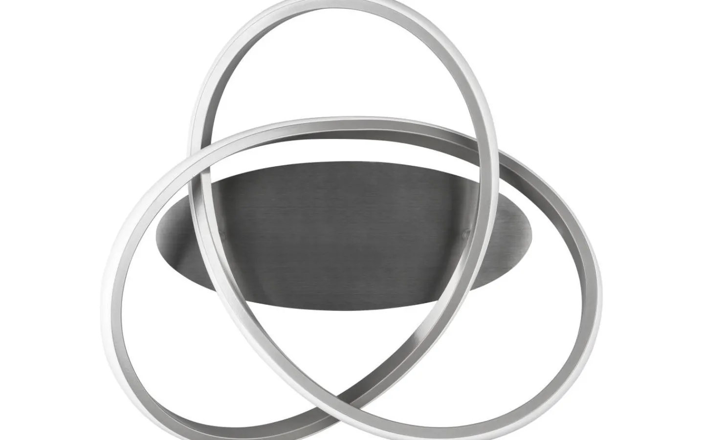 Plafonder-Reality Course Plafond LED i borstat stål 4000K