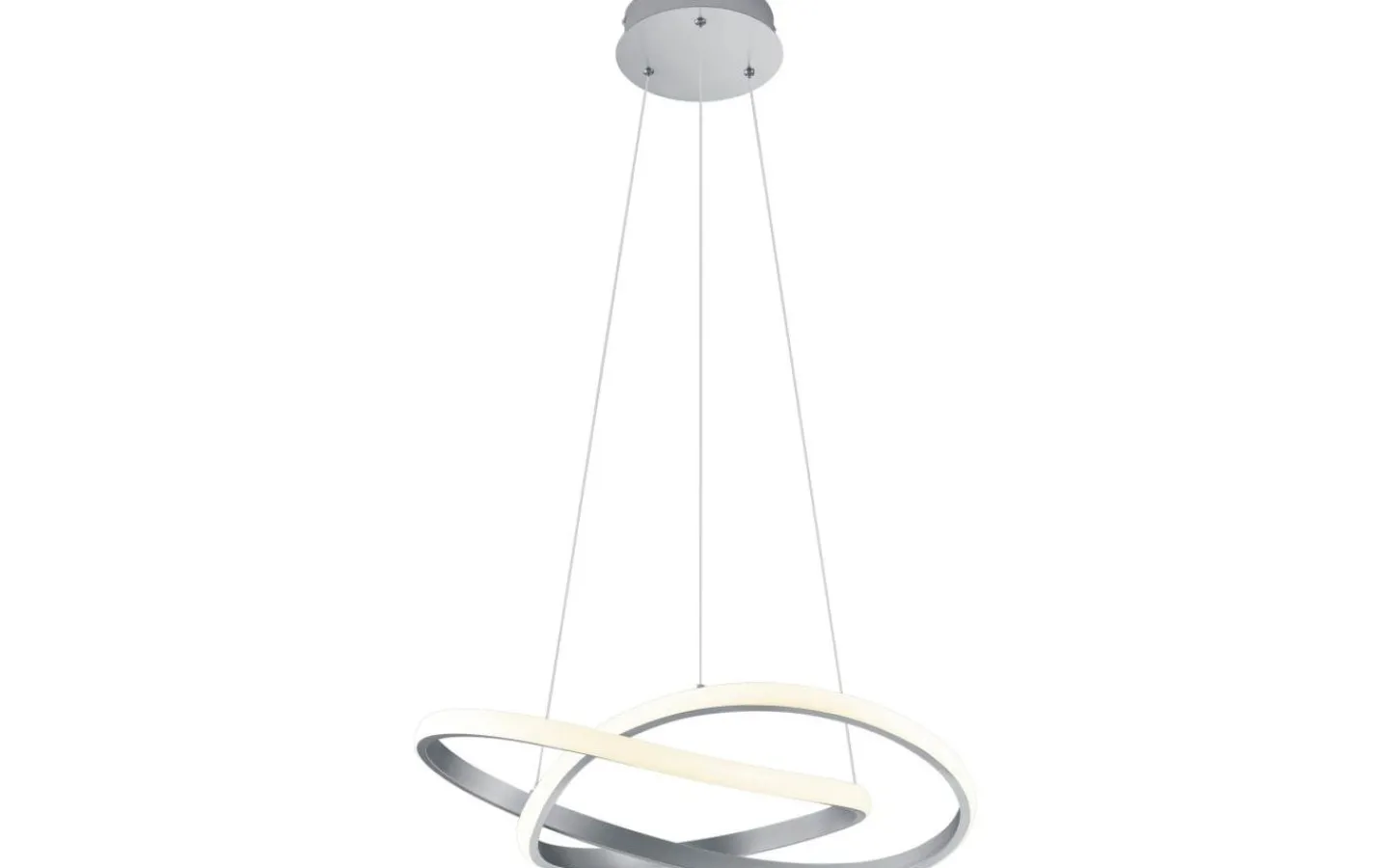 Stora Taklampor Ø50-69 Cm-Reality Course Taklampa LED i borstat stål