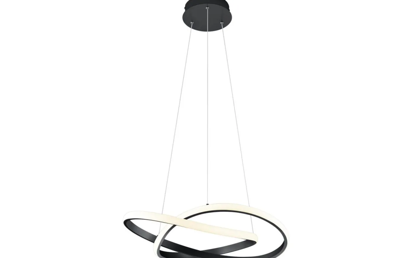 Stora Taklampor Ø50-69 Cm-Reality Course Takpendel LED mattsvart