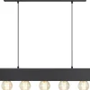 Avlånga Taklampor-Markslojd Couture Taklampa 80cm Svart