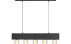 Avlånga Taklampor-Markslojd Couture Taklampa 80cm Svart