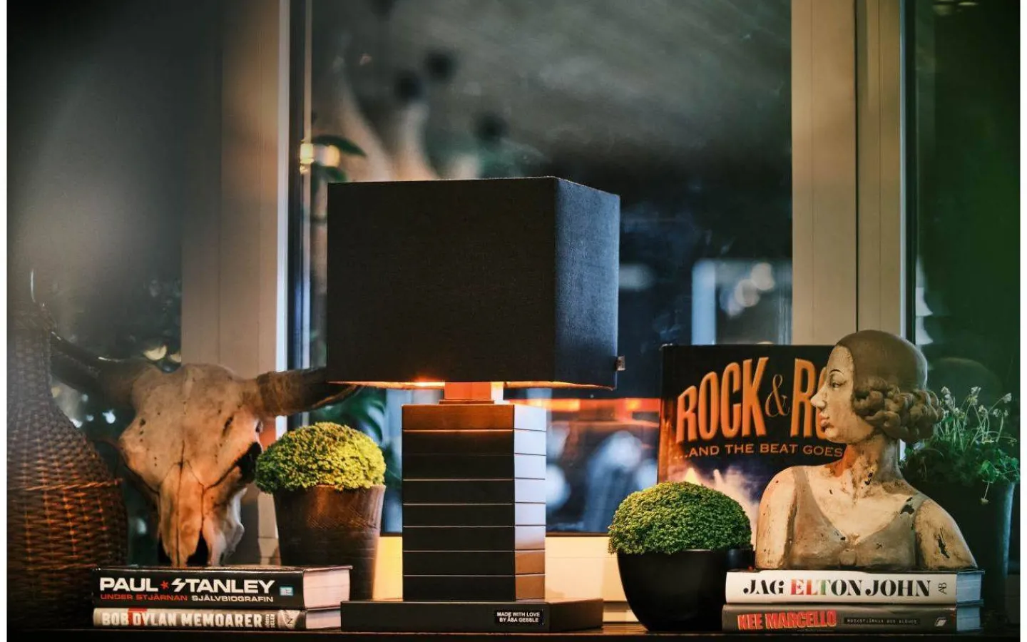 Bordslampor-By Rydens Crazy Bordslampa 45cm Svart