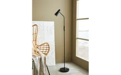 Vardagsrum|Golvläslampor-Markslojd Crest Golvlampa 145cm Svart