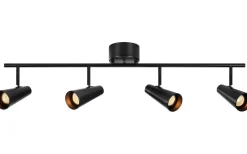 Hall & Trappa|Avlånga Takspotlights < Markslojd Crest Takspotlight 94cm 4L Svart