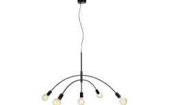Kök & Matplats|Stora Taklampor Ø70-150 Cm-Markslojd Crux Taklampa 104cm 5L Svart