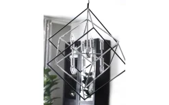 Stora Taklampor Ø70-150 Cm-Aneta Cubes Taklampa 73cm Svart