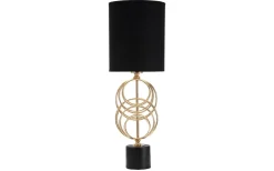Bordslampor < Mauro Ferretti Cubo Bordslampa 58,5cm Guld/Svart