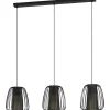 Avlånga Taklampor < Eglo Curasao Taklampa 100cm Svart