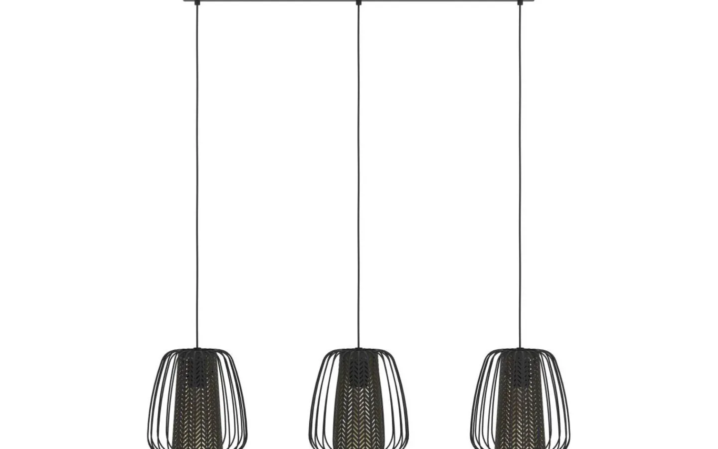 Avlånga Taklampor < Eglo Curasao Taklampa 100cm Svart