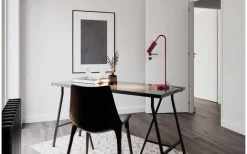 Skrivbordslampor < By Rydens Curve Bordslampa 50cm Matt Mörkröd