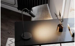 Skrivbordslampor-By Rydens Curve Bordslampa 50cm Matt Svart