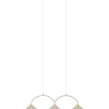 Avlånga Taklampor-Globen Lighting Curve Taklampa 95cm Beige