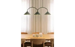 Avlånga Taklampor-Globen Lighting Curve Taklampa 95cm Grön