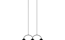 Avlånga Taklampor-Globen Lighting Curve Taklampa 95cm Svart