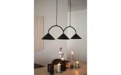 Avlånga Taklampor-Globen Lighting Curve Taklampa 95cm Svart