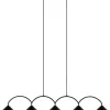 Avlånga Taklampor-Globen Lighting Curve Taklampa 165cm Svart