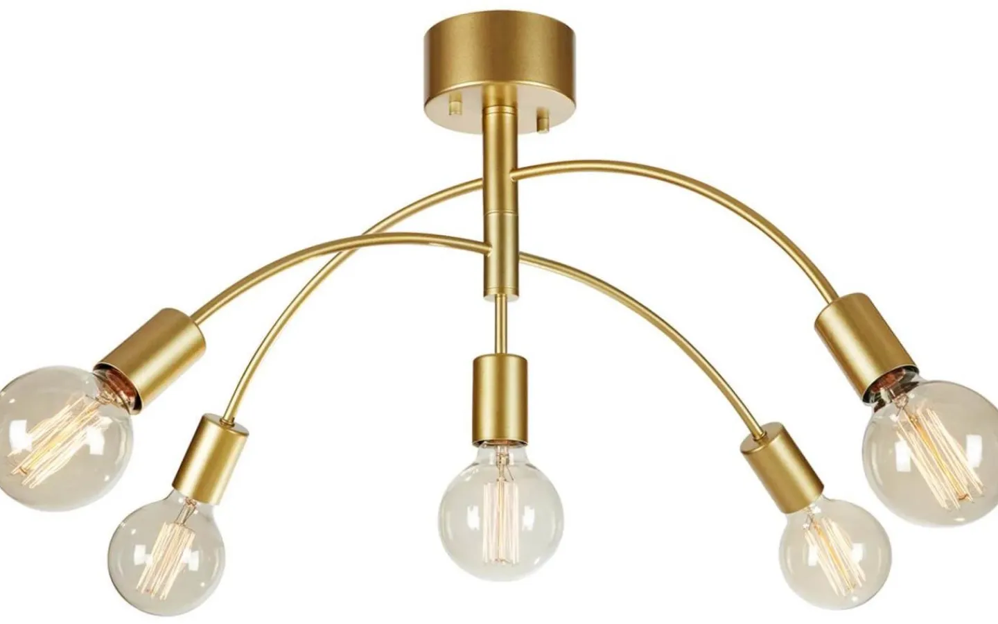 Hall & Trappa|Sovrum < Markslojd Cygnus Plafond 70cm 5L Guld
