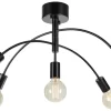 Sovrum|Plafonder < Markslojd Cygnus Plafond 70cm 5L Svart