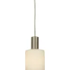 Kök & Matplats|Fönsterlampor-Aneta Cylinder Fönsterlampa 9cm Stål/Opal