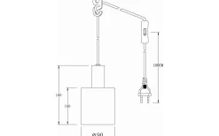 Kök & Matplats|Fönsterlampor-Aneta Cylinder Fönsterlampa 9cm Stål/Opal