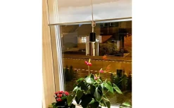 Kök & Matplats|Fönsterlampor-Aneta Cylinder Fönsterlampa 9cm Svart/Rök