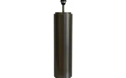 Lampfötter-Hallbergs Cylindrica Lampfot 60cm Antik Silver