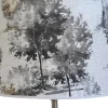 Mönstrade Lampskärmar < Hallbergs Daga Lampskärm Ø30cm Grå