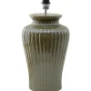 Lampfötter-Hallbergs Dahlia Lampfot 50cm Glossy Oliv Green