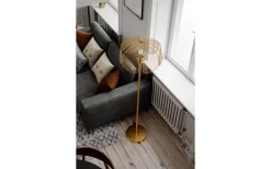 Golvlampor-By Rydens Daisy Golvlampa 160cm Guld