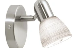 Läslampor < Eglo Dakar Vägglampa Nickel